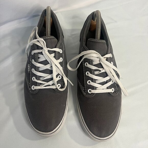 Women's Gray vans size 8 - Picture 3 of 4